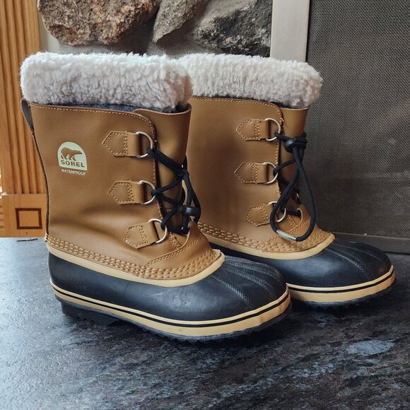 Sorel CARIBOU Waterproof Boots Size 5 - Picture 6 of 15